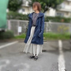 新品在庫2着★定価12100円アバハウスレディースコート★デニムの画像