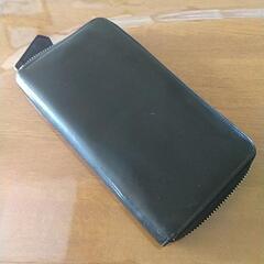 [カステルバジャック]長財布、ラウンドファスナー、黒の画像