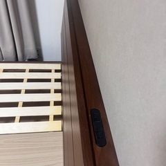 セミダブルベッド　マットレス付き