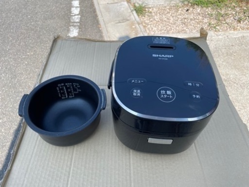 SHARP 3合炊き炊飯器 KS-CF05B-B 2020年製　ブラック