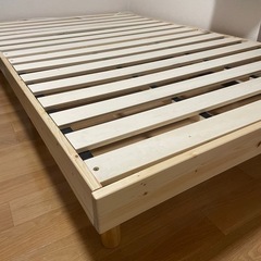 取引中　セミダブル　すのこベッド　フレームのみ
