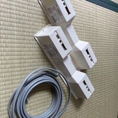 クーラー室外機用架台　ケーブル