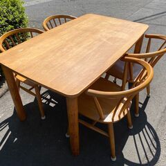 リサイクルショップどりーむ天保山店　No.9788　ダイニングテーブルセット！イス４脚付き♪　早い者勝ち！