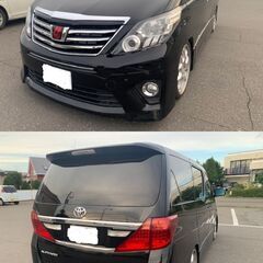 トヨタ　アルファード　ANH25　H24年車　車検6年11月　グレード：240S　Cパッケージ　純正HDDナビTV　車高調　7人乗りの画像