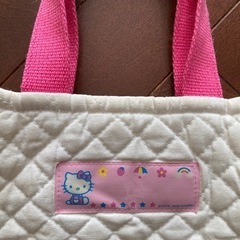 ハローキティ　手提げバッグ　中古の画像