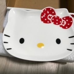 ハローキティ 陶磁器マイ小皿 未使用