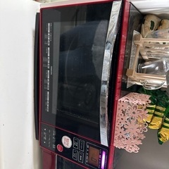 電子レンジ、タイガーオーブントースター、炊飯器セット