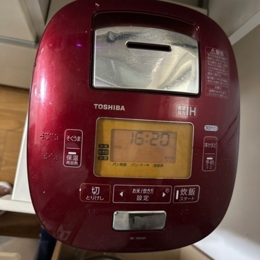 電子レンジ、タイガーオーブントースター、炊飯器セット