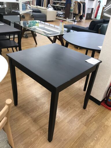 ★ジモティ割あり★ IKEA テーブル 黒 H75×W74×D74 クリーニング済み KJ3124