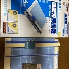 紙の裁断機　ディスクカッター　切れ味最高