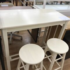 ★ジモティ割あり★  デスクセット クリーム色 H87×W90×...