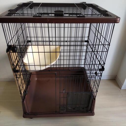 猫ケージ    猫トイレもおつけします