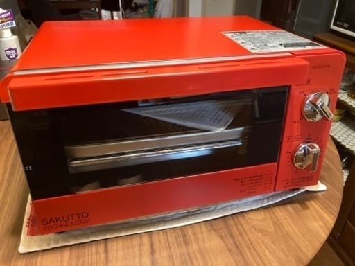 山善 オーブントースター レッド JNB-D1000-RE
