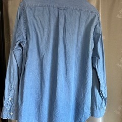 ほぼ未使用　NAVY  ボタンダウンシャツ　Mサイズの画像