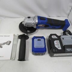 1ヶ月保証/ディスクグラインダー/充電式/充電器、バッテリー付き...