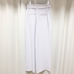 UNIQLO ユニクロ ワイドパンツ　Mサイズ　ライトグレーの画像