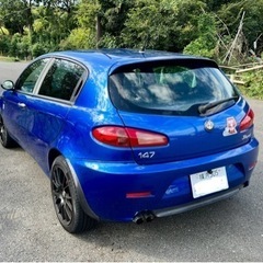 アルファロメオ 147 2.0TS スペチアーレスポーツ 後期最終型 日本限定カラー タイヤ4本新品 機関良好 タイベル等交換済 の画像