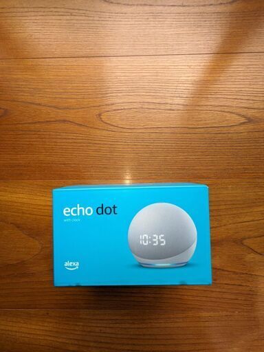 7/31まで。echo dot第４世代（時計付スマホスピーカー）