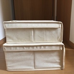 布ケース9個　写真入れ　アルバム入れ　折り畳めますの画像