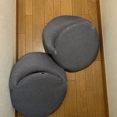 リクライニング座椅子&クッション　3点セットの画像