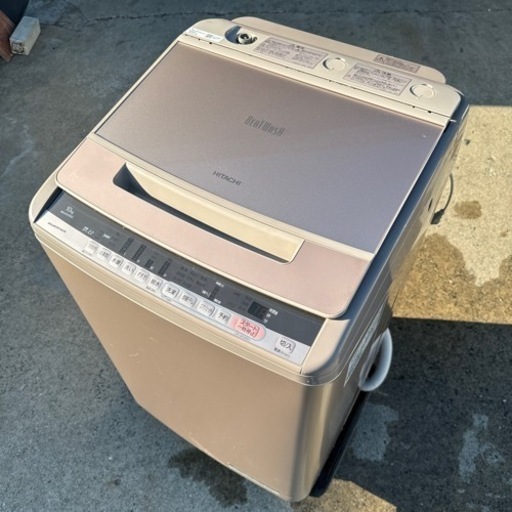 中古品☆10kg☆洗濯乾燥機☆HITACHI☆ビートウォッシュ☆2018年製☆簡易清掃済♪