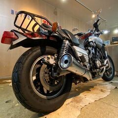 □ YAMAHA VMAX 1FK ヤマハ ブイマックス 1200cc 1985年式 ラップ塗装 実動 バイク 札幌発★の画像