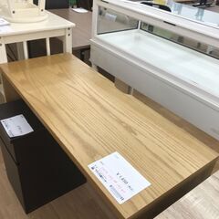 ★ジモティ割あり★  デスク ナチュラル H72×W100×D4...