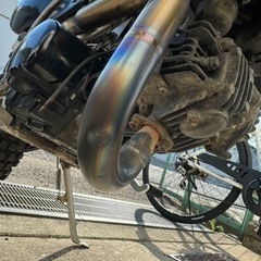 KSR110 kl110a 実働 自賠責付き ノジマ チタンマフラー (直接引き取り可能な方のみ)の画像