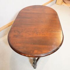 松本民芸家具のM型バタフライテーブルです。ミズメザクラ無垢材を使用したクラシカルな伸長式ダイニングテーブル。使い込むほどに美しさと味わいが増すゲートレッグテーブルでダイニングを寛ぎ空間に。DI425の画像