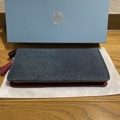 KC's 藍染 高級財布の画像