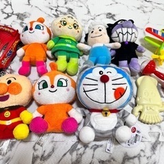 アンパンマンシリーズドラえもんぬいぐるみ