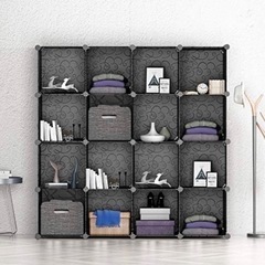SIMPDIY 本棚 大容量 整理棚 洋服キャビネット収納