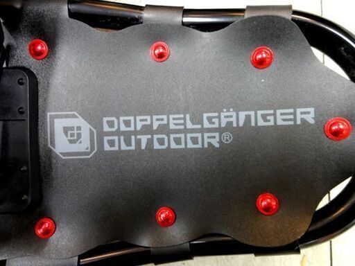 DOPPEL GANGER スノーシュー SW-15 ブラック×レッド 軽量フレーム 簡単装着 ラチェットバイン ドッペルギャンガー 札幌市 中央区 南12条 DOPPEL GANGER スノーシュー SW-15 ブラック×レッド 軽量フレーム 簡単
