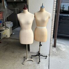 トルソー マネキン 2体セット