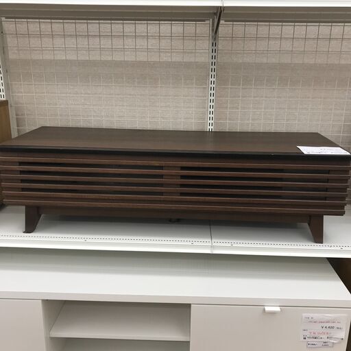 ★ジモティ割あり★  テレビ台 茶色 H34×W120×D43 クリーニング済み KJ3141
