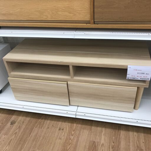 ★ジモティ割あり★  テレビ台 ナチュラル H41×W105×D37 クリーニング済み KJ3142