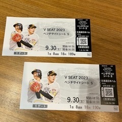 9／30野球チケット　PayPayドーム