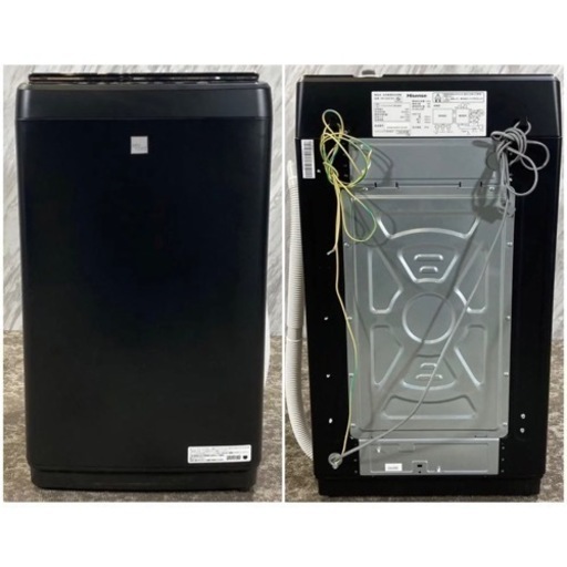 美品：Hisense HWｰG55E7KK 洗濯機 5.5kg  2020年製
