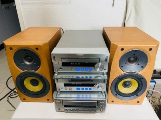 SONY CD/MDコンポ(ジャンク品)