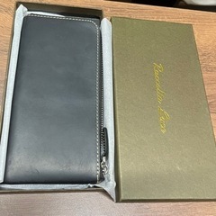 本革　L字　長財布　スリム　ブラックの画像