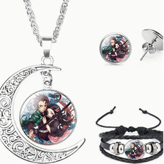【送料無料】あんしん決済　鬼滅の刃　ネックレス・イヤリング・ブレ...