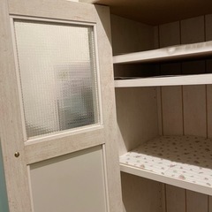 【10/2までに引取の方1000円引きします】ニトリ キャビネット(リズバレーSLM9060G )の画像