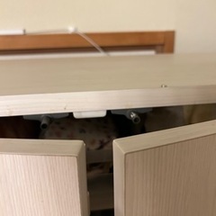 テレビボードとテレビ37型の画像