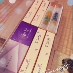 線香  松栄堂  桐箱入