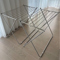 ✨2年使用・少し使用感あり✨2個セット価格✨ニトリ 物干し✨