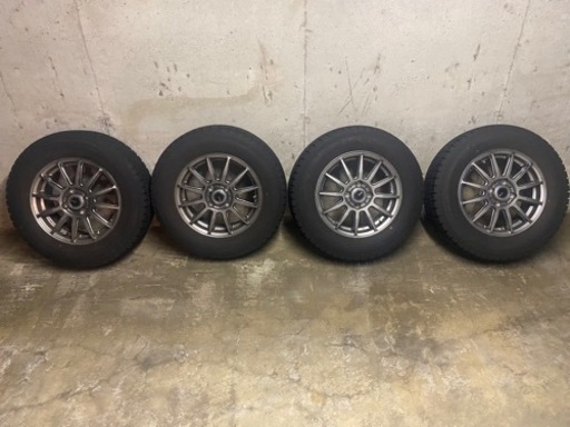 受渡し決定【美品】185/70R14スタッドレスホイール付