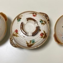 【取引中】土鍋　1人用　3個セット