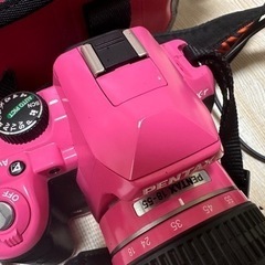PENTAX 一眼レフカメラ K-r ピンク 希少☆ カメラバック付き 美品