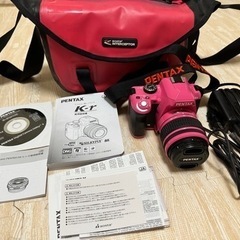 PENTAX 一眼レフカメラ K-r ピンク 希少☆ カメラバック付き 美品