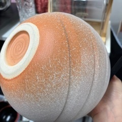 信楽焼　花瓶   壺　立山窯　兼山　美品の画像
